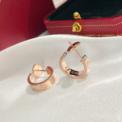 [NOBLE AURA] LOVE EARRINGS 5.7MM 2 DIAMONDS