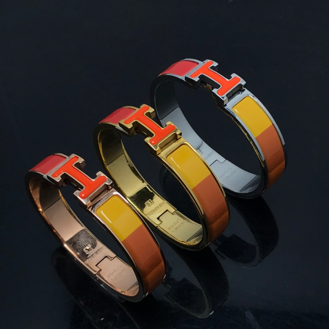 [NOBLE AURA]H BRACELET ORANGE RAINBOW CERAMIC