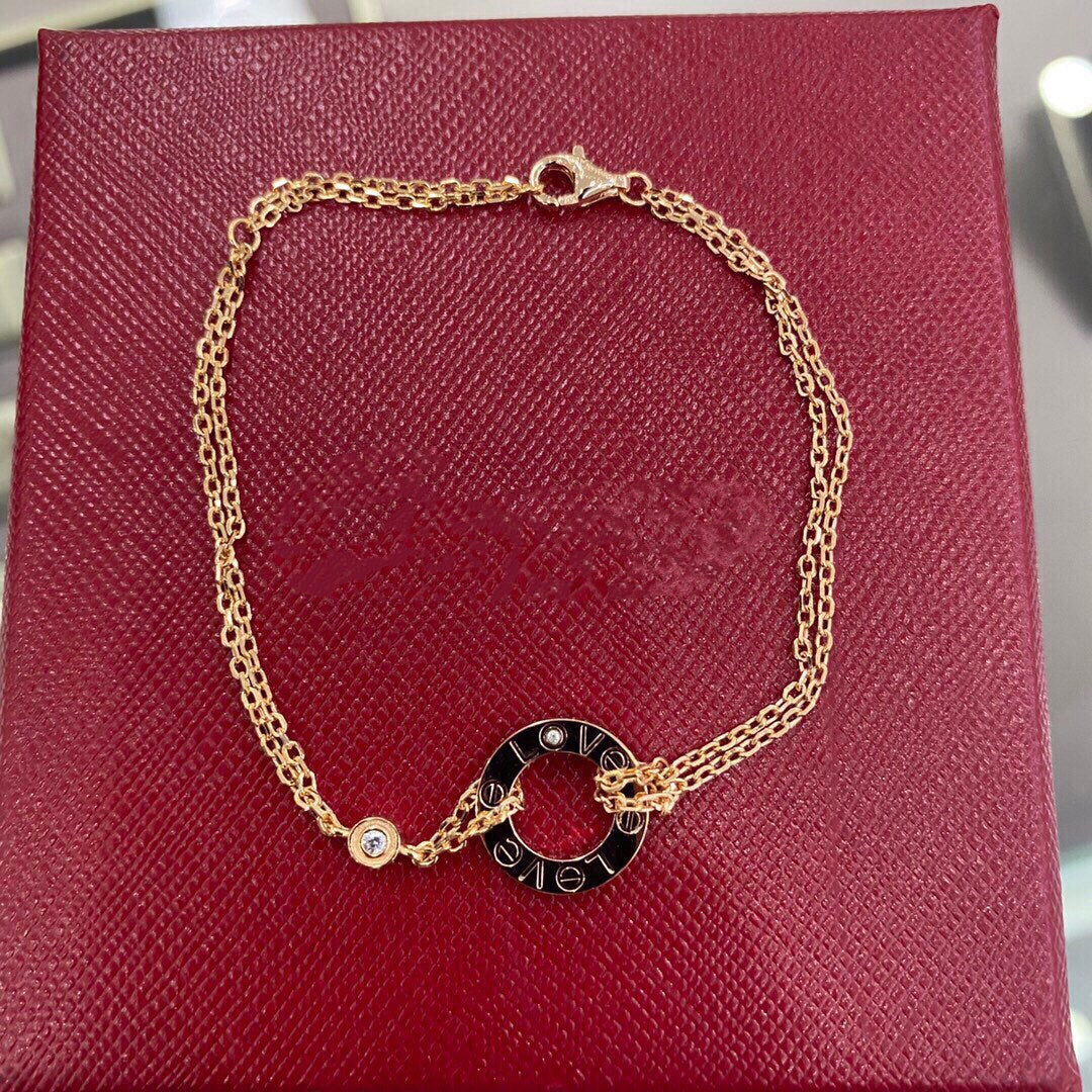 [NOBLE AURA] LOVE BRACELET 2 DIAMOND
