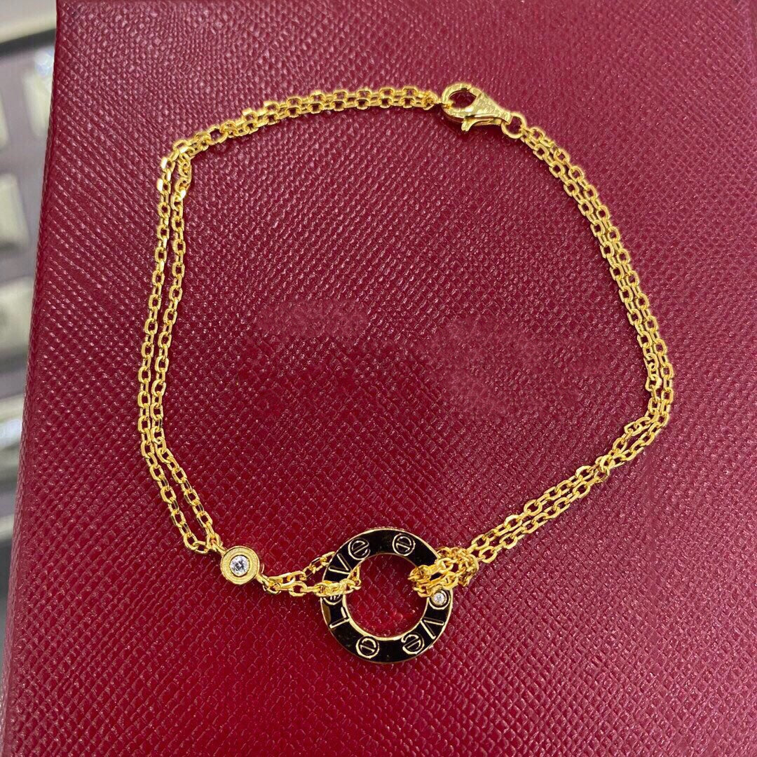 [NOBLE AURA] LOVE BRACELET 2 DIAMOND
