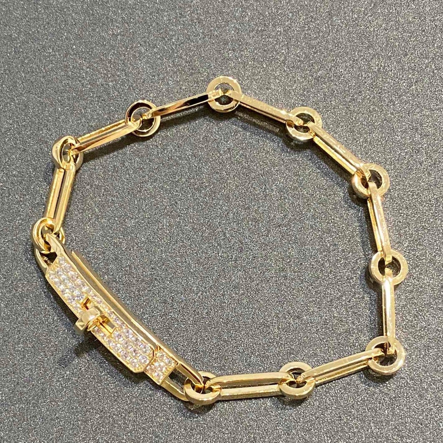 [NOBLE AURA]CHAINE BRACELET SMALL MODEL DIAMOND