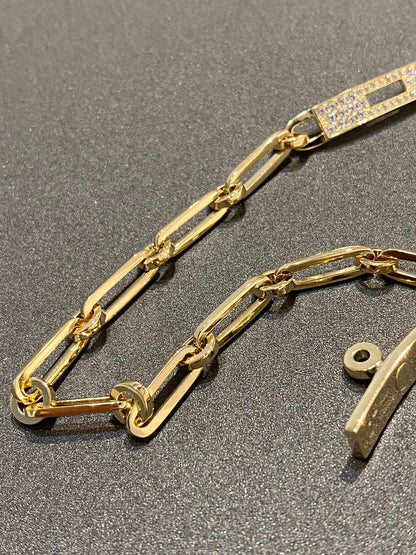 [NOBLE AURA]CHAINE BRACELET SMALL MODEL DIAMOND