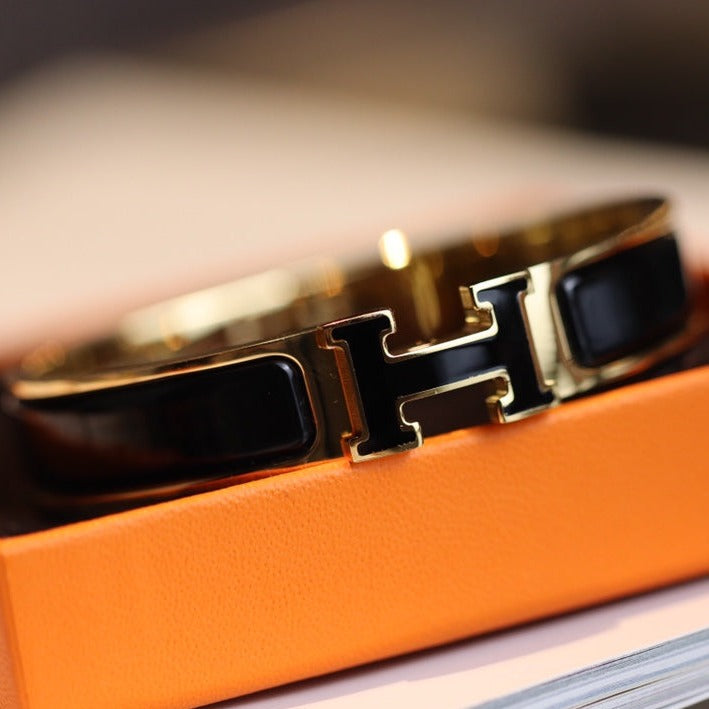 [NOBLE AURA]H BRACELET 12MM GOLD