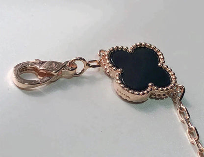 [NOBLE AURA]CLOVER 5 MOTIFS MULTICOLOR BRACELET