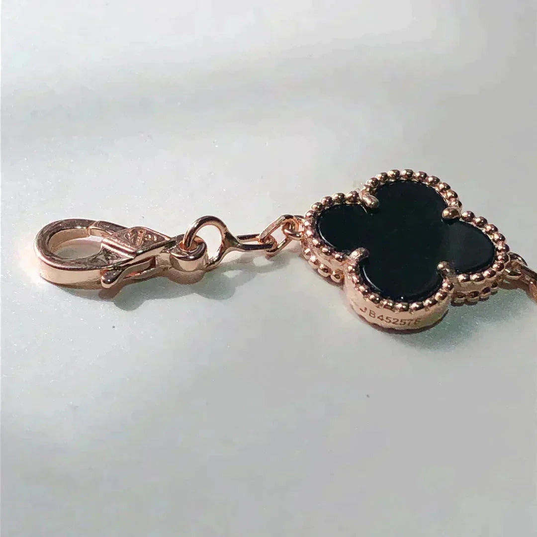 [NOBLE AURA]CLOVER 5 MOTIFS MULTICOLOR  BRACELET