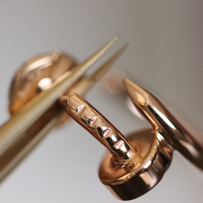 [NOBLE AURA]JUSTE EARRINGS PINK GOLD