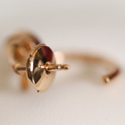 [NOBLE AURA]JUSTE EARRINGS PINK GOLD