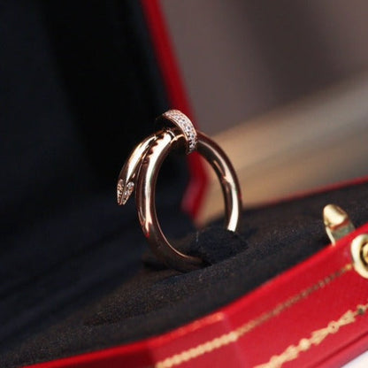 [NOBLE AURA]JUSTE RING 2.65MM PINK GOLD DIAMOND