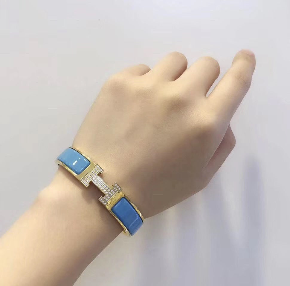 [NOBLE AURA]H CLOUD BLUE BRACELET GOLD DIAMOND