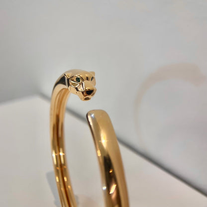 [NOBLE AURA]PANTHERE GOLD OPEN BRACELET