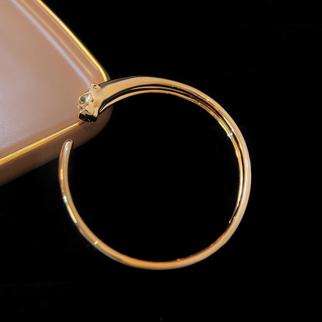 [NOBLE AURA]PANTHERE GOLD OPEN BRACELET