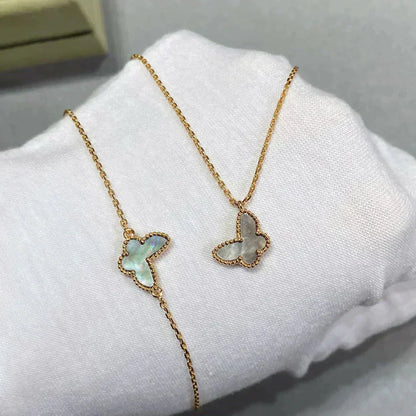 [NOBLE AURA]BUTTERFLY DARK MOP BUTTERFLY BRACELET