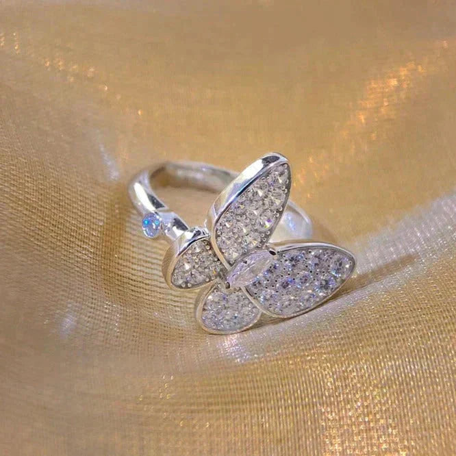 [NOBLE AURA]BUTTERFLY DIAMOND RING