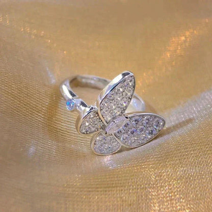 [NOBLE AURA]BUTTERFLY DIAMOND RING