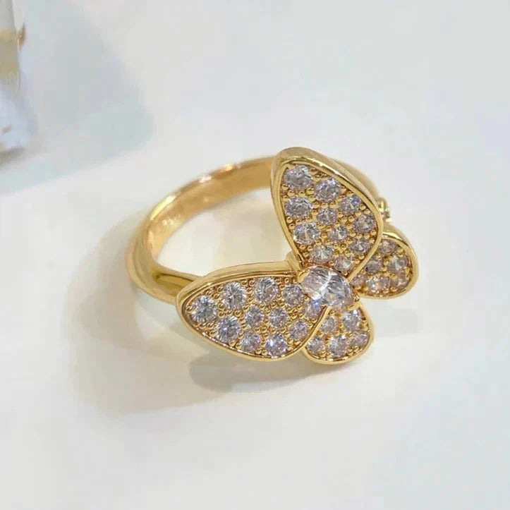 [NOBLE AURA]BUTTERFLY DIAMOND RING