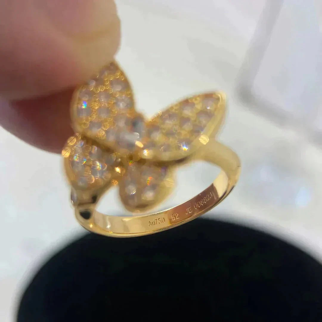 [NOBLE AURA]BUTTERFLY DIAMOND RING