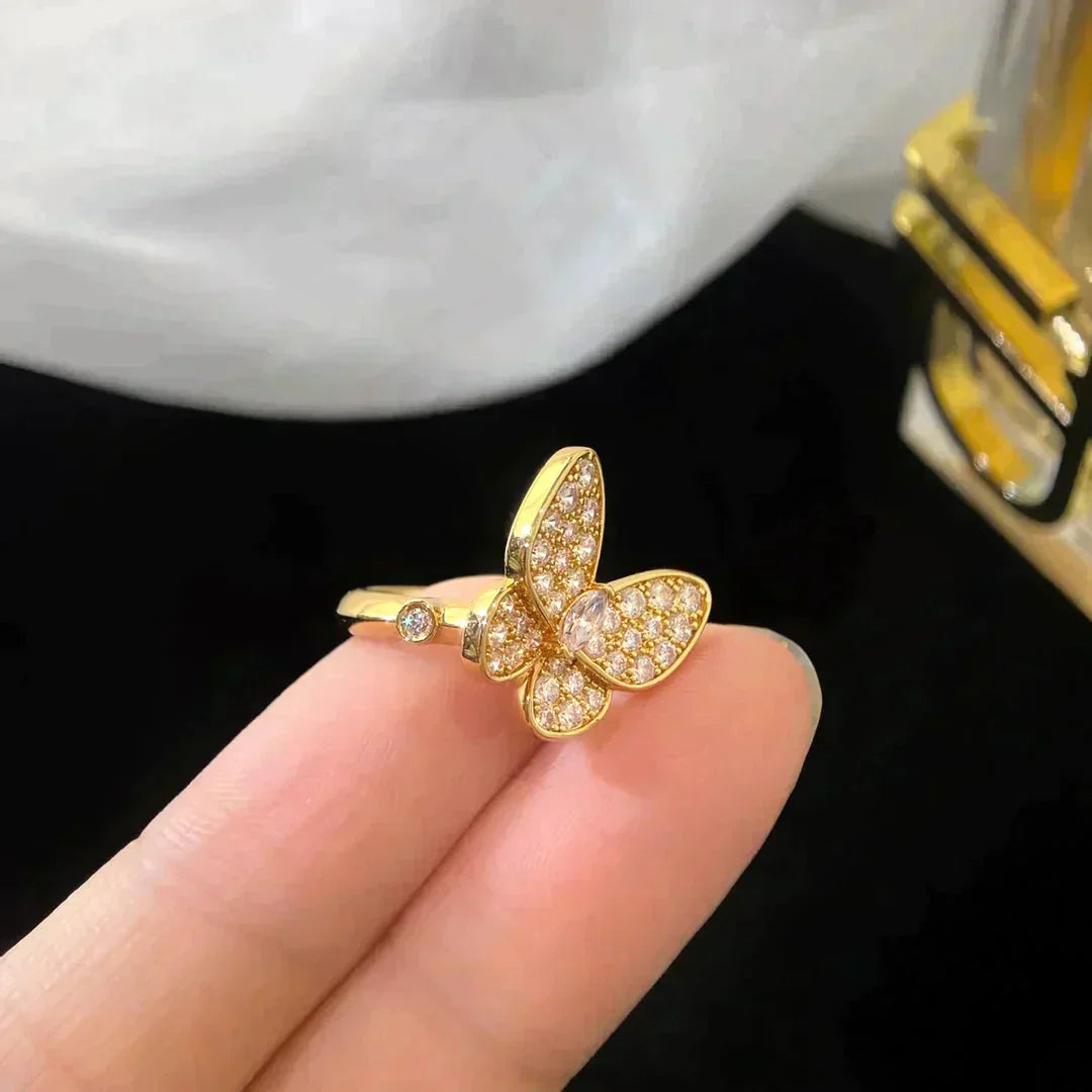[NOBLE AURA]BUTTERFLY DIAMOND RING