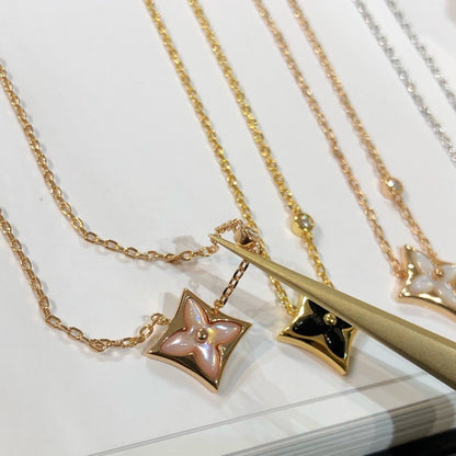 [NOBLE AURA]STAR BLACK MOP NECKLACE