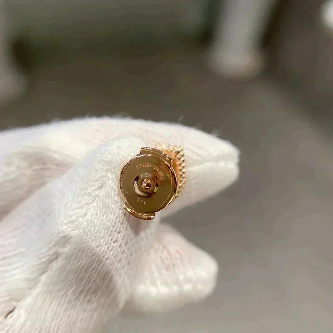 [NOBLE AURA]HEART CARNELIAN STUD EARRINGS