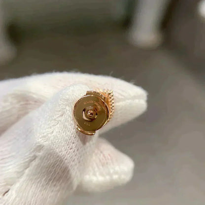 [NOBLE AURA]HEART CARNELIAN STUD EARRINGS