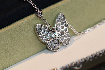 [NOBLE AURA]BUTTERFLY DIAMOND NECKLACE