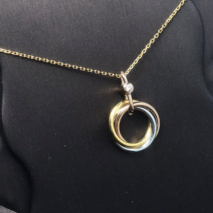 [NOBLE AURA] TRINITY  NECKLACE 1 DIAMOND