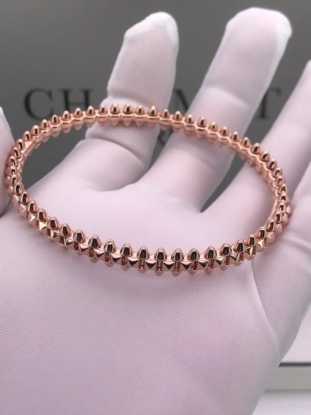 [NOBLE AURA]CLASH PINK GOLD BRACELET