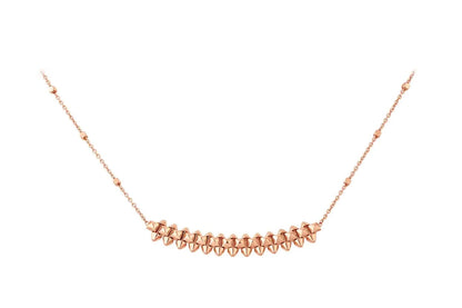 [NOBLE AURA]CLASH PINK GOLD NECKLACE