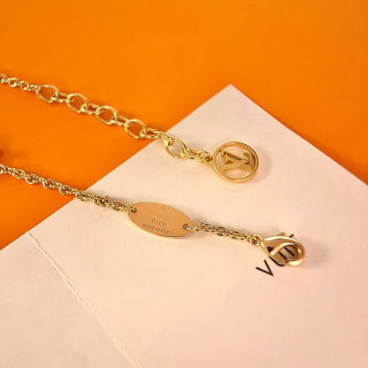 [NOBLE AURA]LOGO STAR MOTIF GOLD BRACELET