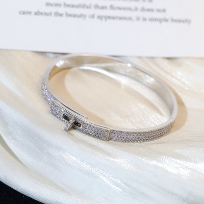 [NOBLE AURA]KELLY BRACELET DIAMOND PAVED
