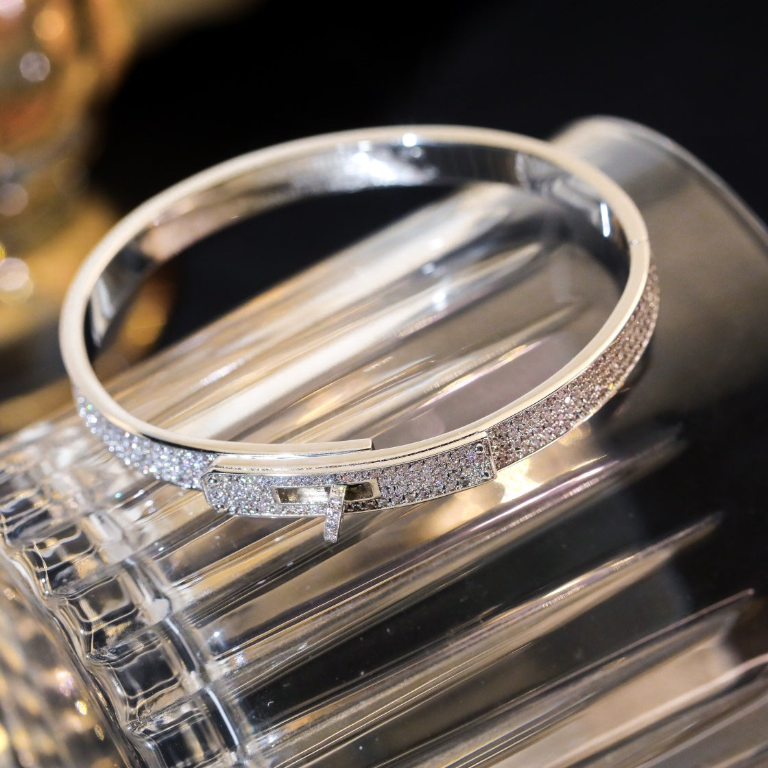 [NOBLE AURA]KELLY BRACELET DIAMOND PAVED