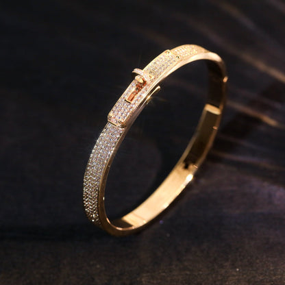 [NOBLE AURA]KELLY BRACELET DIAMOND PAVED