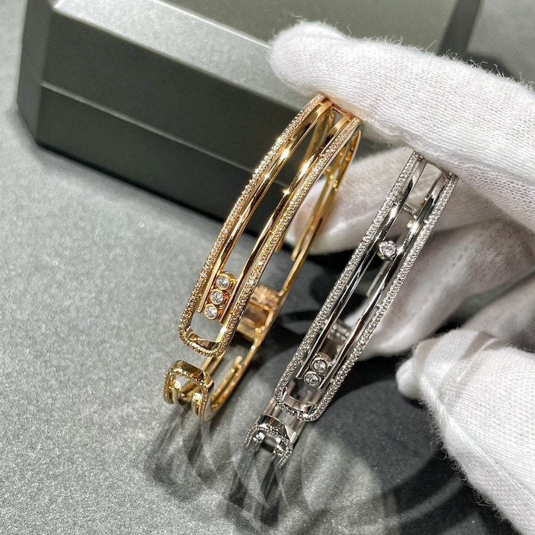 [NOBLE AURA]MOVE 10TH PAVED DIAMOND BRACELET