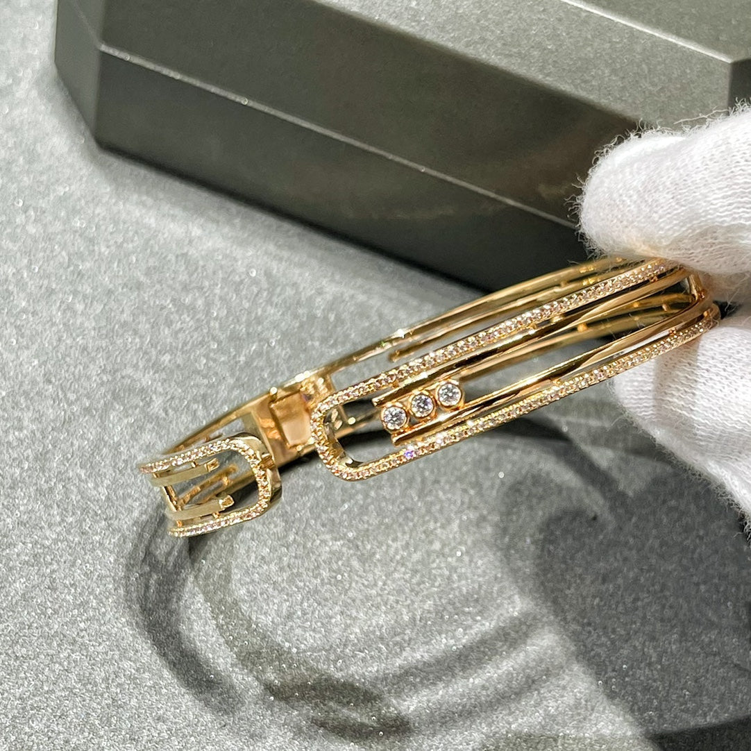 [NOBLE AURA]MOVE 10TH PAVED DIAMOND BRACELET