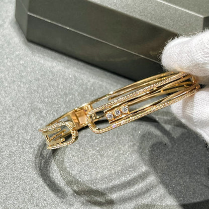 [NOBLE AURA]MOVE 10TH PAVED DIAMOND BRACELET
