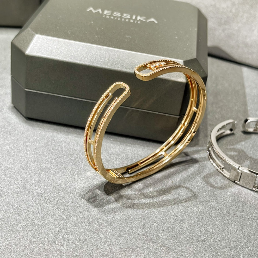 [NOBLE AURA]MOVE 10TH PAVED DIAMOND BRACELET