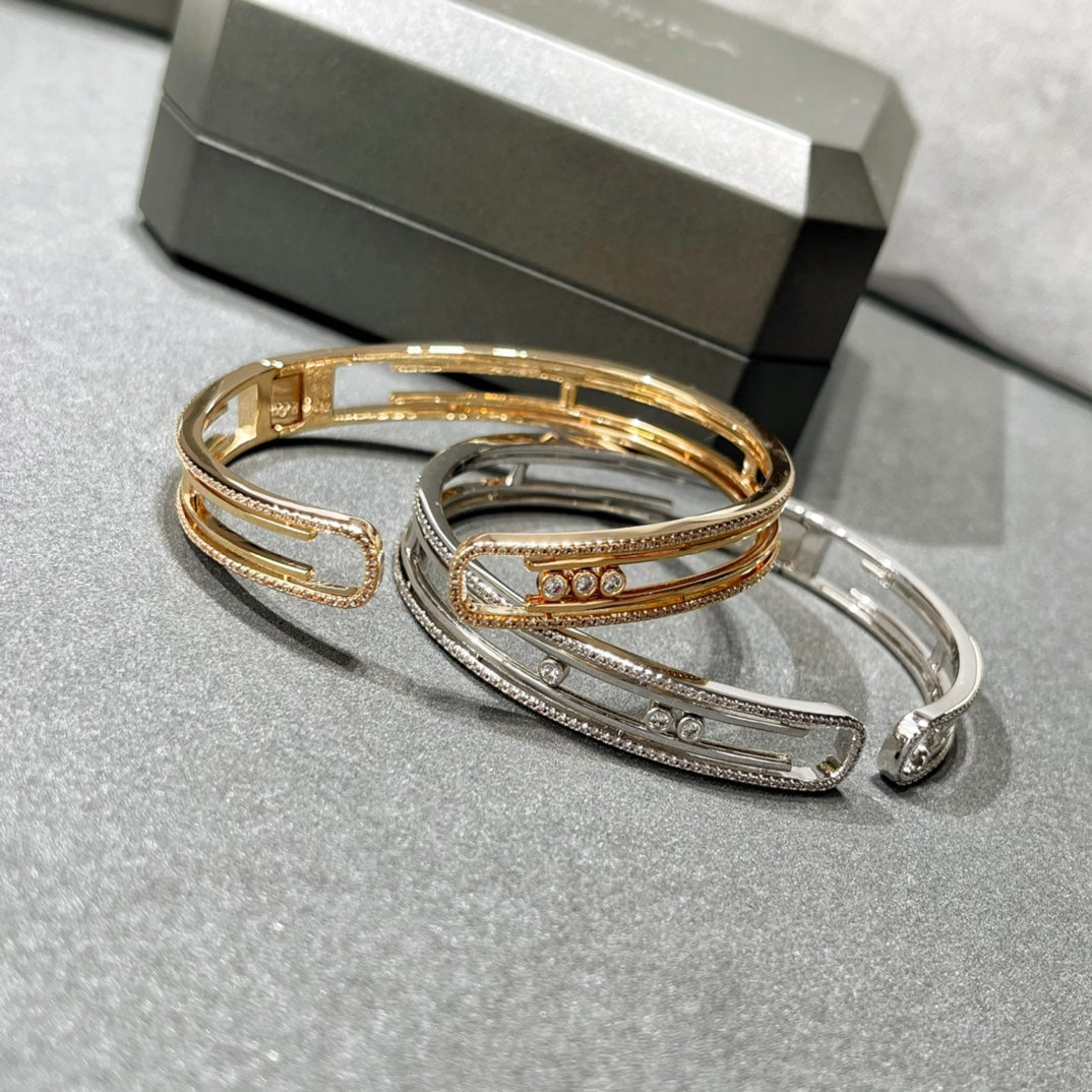 [NOBLE AURA]MOVE 10TH PAVED DIAMOND BRACELET