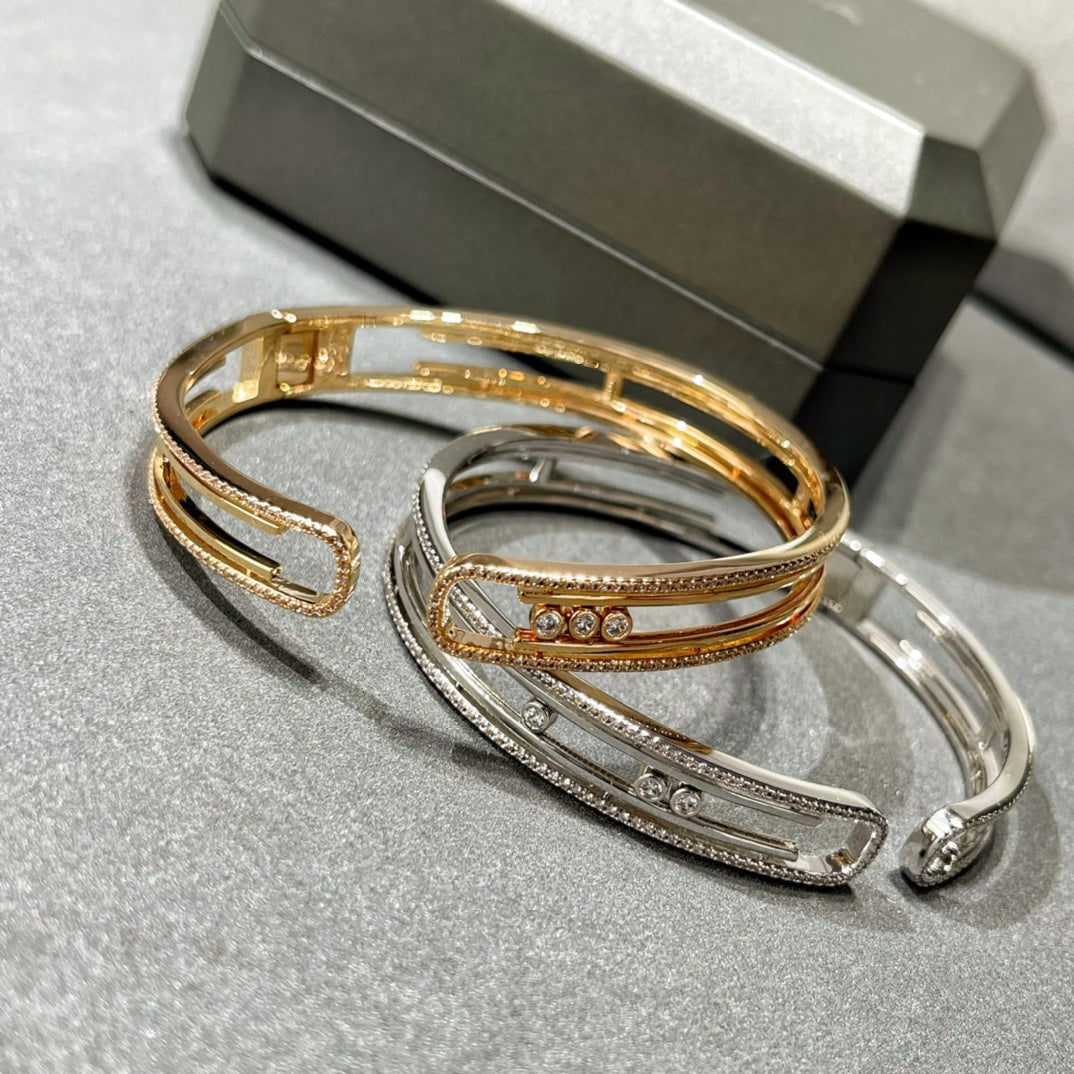 [NOBLE AURA]MOVE 10TH PAVED DIAMOND BRACELET