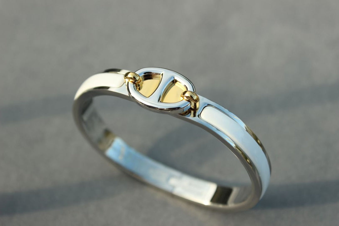 [NOBLE AURA]CLIC CHAINE SILVER BRACELET