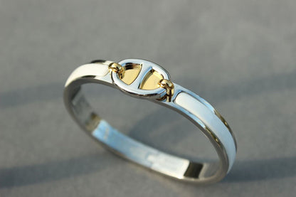 [NOBLE AURA]CLIC CHAINE SILVER BRACELET