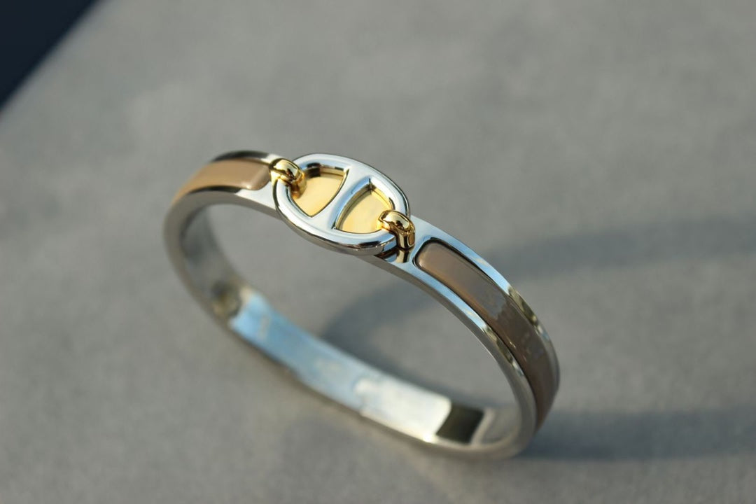 [NOBLE AURA]CLIC CHAINE SILVER BRACELET