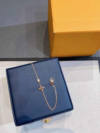 [NOBLE AURA]STAR DIAMOND PINK GOLD BRACELET