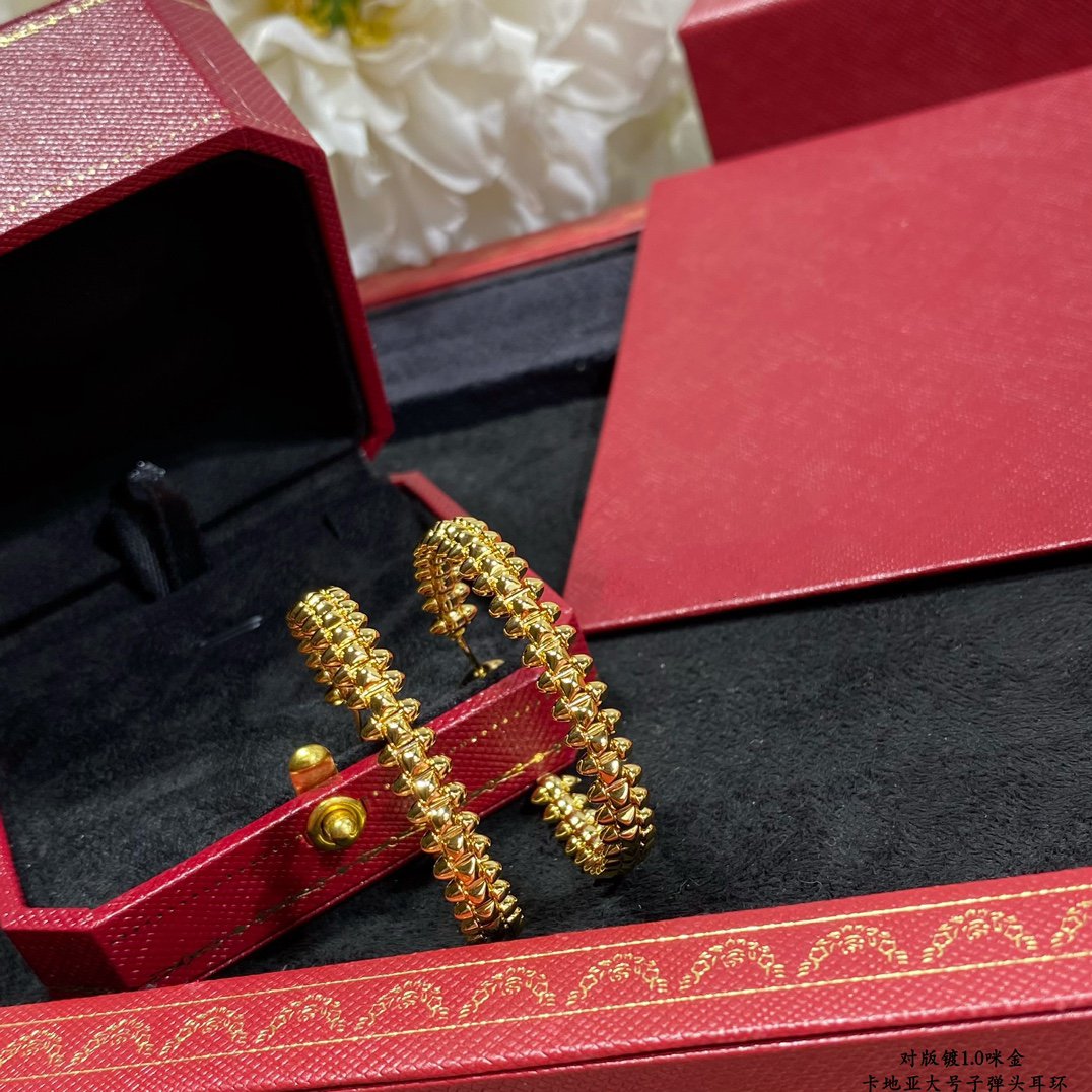 [NOBLE AURA]CLASH LARGE HOOP EARRINGS