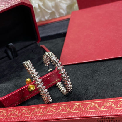 [NOBLE AURA]CLASH LARGE HOOP EARRINGS