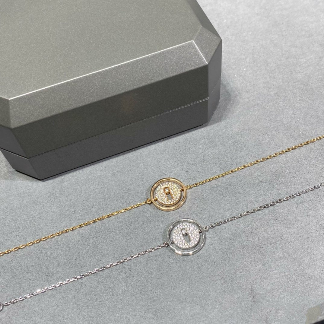 [NOBLE AURA]LUCKY MOVE DIAMOND PAVED BRACELET
