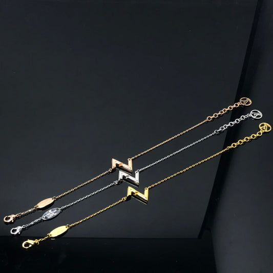 [NOBLE AURA]VOLT LV LOGO BRACELET
