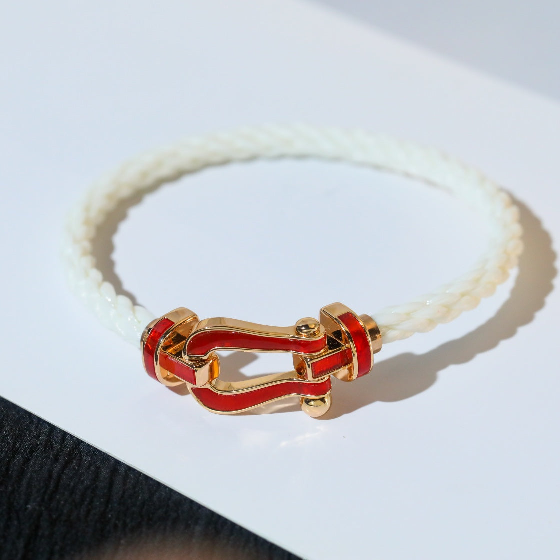 [NOBLE AURA]FORCE 10 WHITE TEXTILE DIAMOND PAVED