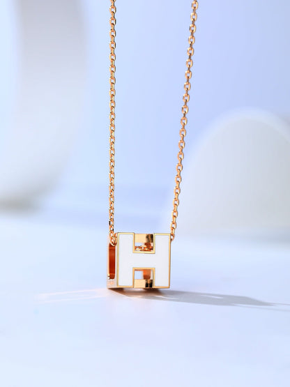 [NOBLE AURA]H CAGE PINK GOLD NECKLACE