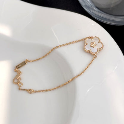 [NOBLE AURA]LUCKY SPRING ROSE GOLD MOP BRACELET