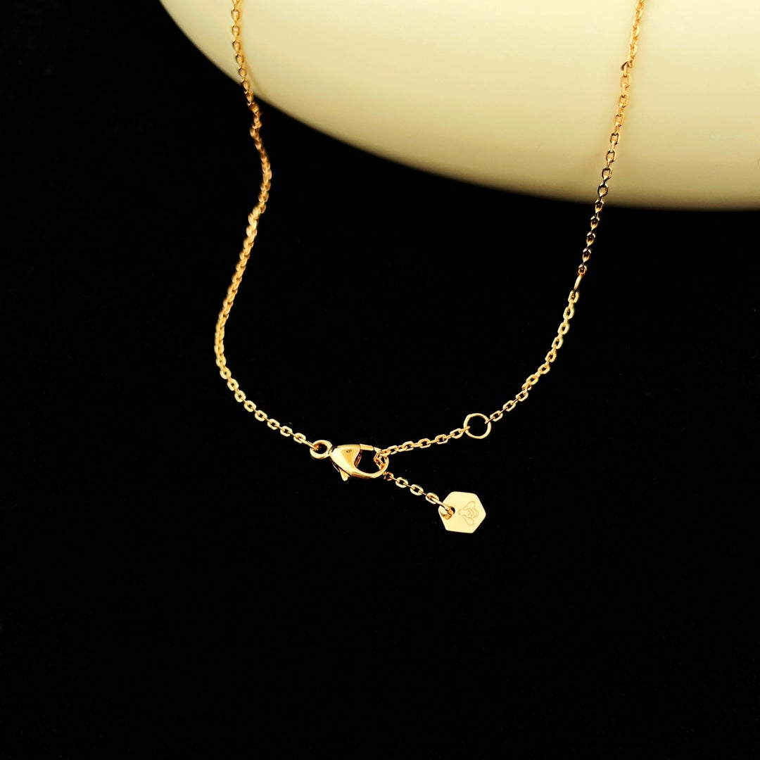 [NOBLE AURA]BEE MINI PEDANT DIAMOND NECKLACE